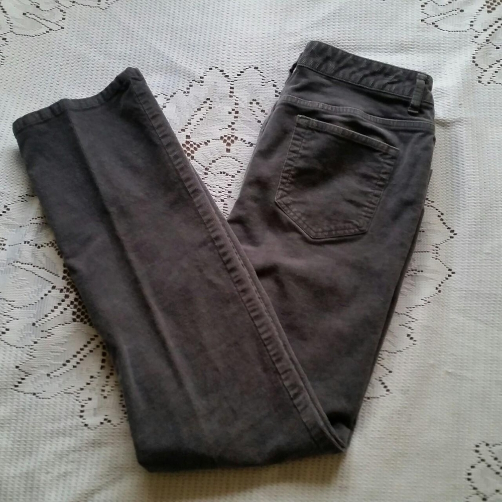Size 12 dark gray corduroy jeans